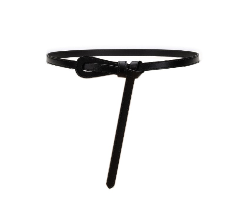 New-Ladies-Leather-Thin-Belt-Non-porous-12