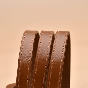 New-Ladies-Leather-Thin-Belt-Non-porous-3
