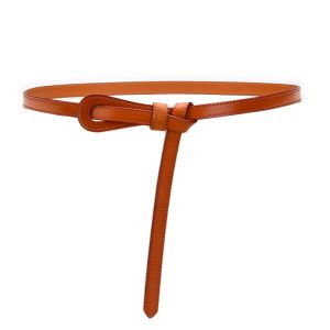 New-Ladies-Leather-Thin-Belt-Non-porous-5-1