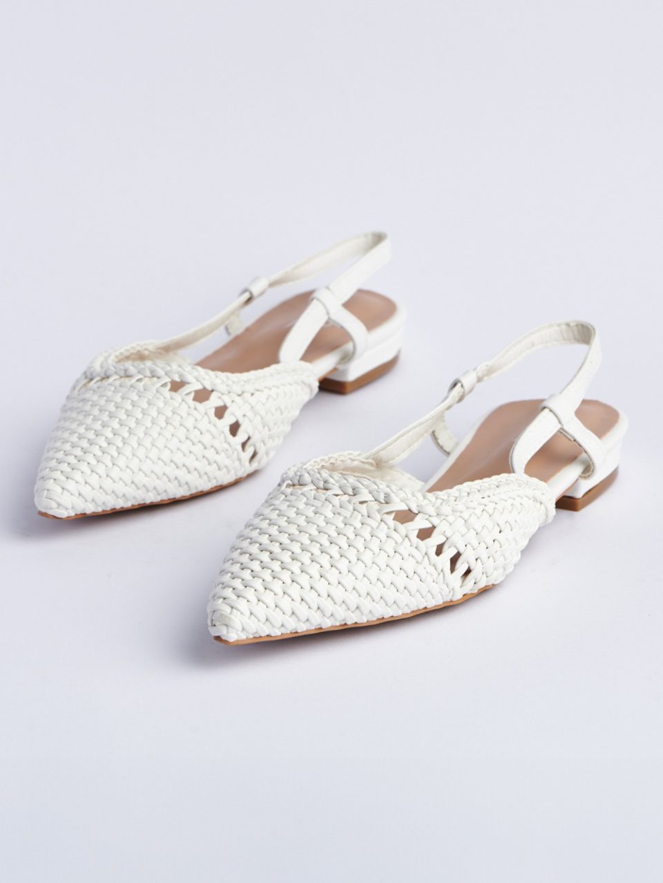Comfortable Woven Slingback