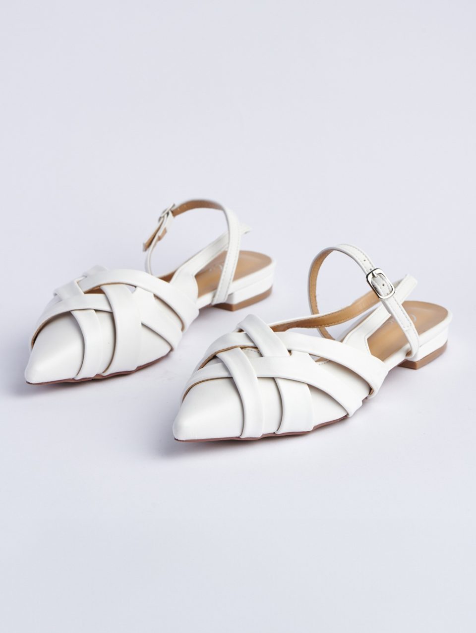 SC-S6 / Aria Woven Flat Slippers
