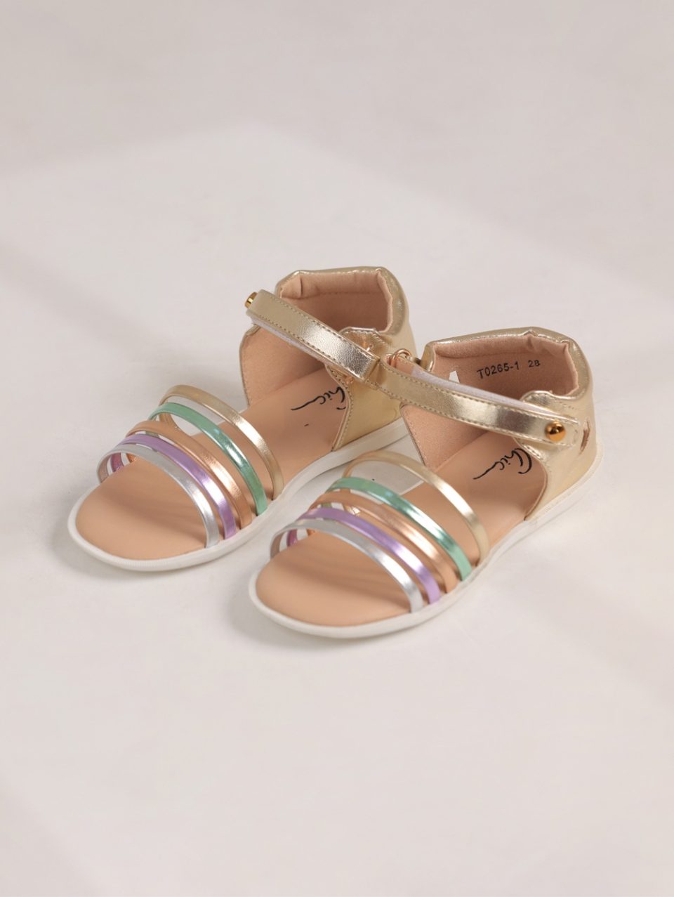 T0265-1 Rainbow Brights Kids Sandal